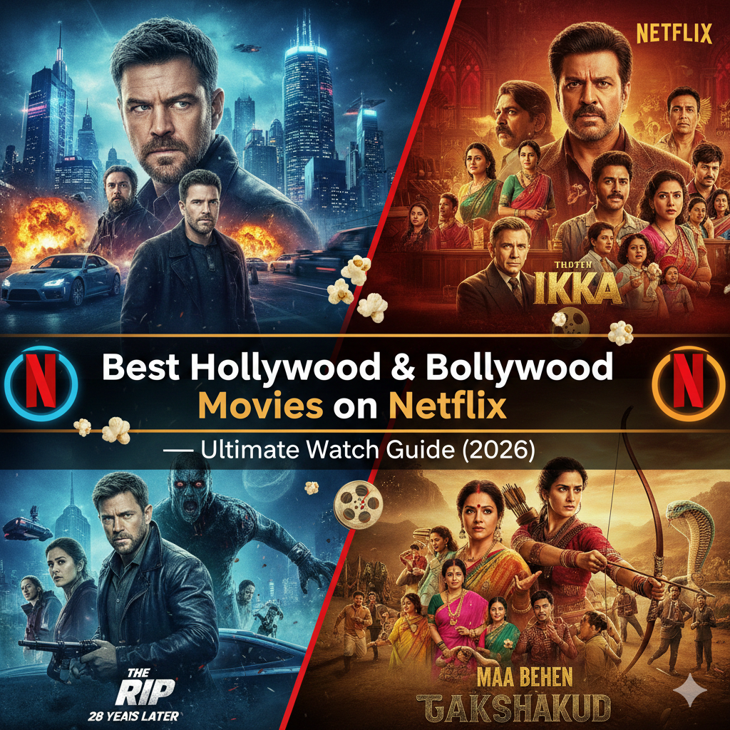 Best Hollywood & Bollywood Movies on Netflix — Ultimate Watch Guide (2026)
